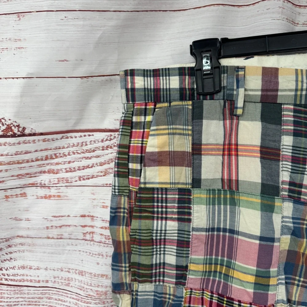 Polo Ralph Lauren Shorts Mens Size 32 Plaid Patchwork Classic Fit Casual Preppy - Picture 2 of 7